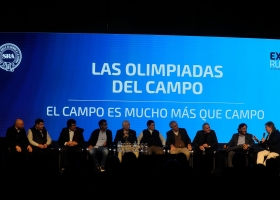 Funcionarios provinciales en la Expo Rural. Planteos propositivos para sacar a la Argentina adelante