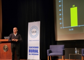 Juan Elizalde disertó en el 12º Congreso Ganadero organizado por la Sociedad Rural de Rosario