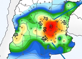 Excesos la tormenta de Santa Rosa reconfiguró el mapa productivo del país y dejó un agosto récord
