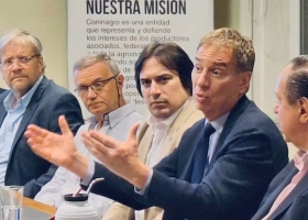 Soy muy positivo. Santilli le dijo a una entidad del campo que espera la aprobación de la reforma laboral en el Senado