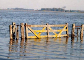 Cada vez hay más campos bajo el agua 