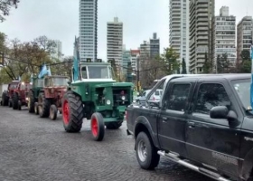 Fuerte tractorazo en plena región agrícola por la situación del campo