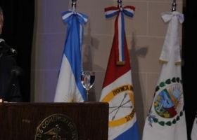 Macri se reunió con empresarios en la Bolsa de Comercio de Rosario