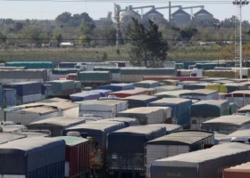 Rosario: creció 251% el ingreso de camiones con trigo