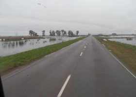 Crítica situación en Henderson y Bolívar por las lluvias