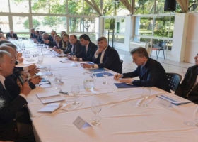 Macri recibió a la Mesa de las Carnes en Olivos