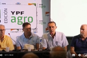 Conferencia de Prensa en Expoagro. "Impacto de la sequía en la economía de Santa Fe y del país"