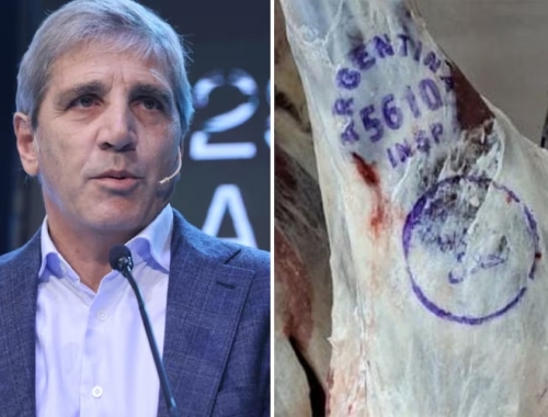 Más crecimiento para la Argentina. Caputo celebró el ingreso de US$1028 millones por las exportaciones de carne vacuna