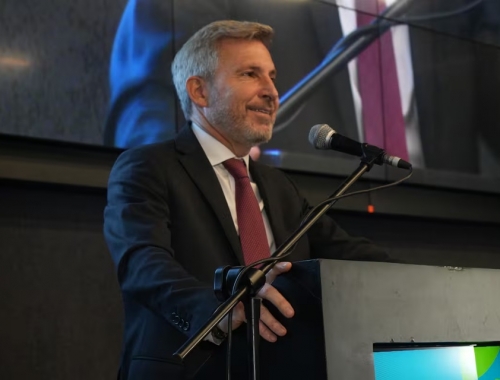 Retenciones primero. Frigerio reclamó una reforma impositiva urgente y dijo que el agro no puede seguir con baja rentabilidad