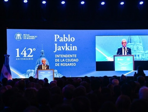 Javkin en la Bolsa de Comercio. Lo que viene es el camino definitivo a la grandeza, y lo vamos a hacer juntos