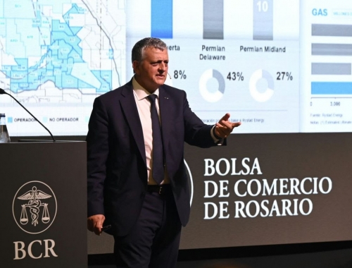 Horacio Marín en Rosario: YPF apuesta a Vaca Muerta y las exportaciones