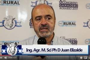 Ing. Agr. Juan Elizalde en el 6to Congreso Ganadero Rosario 2019