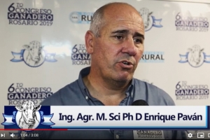 Ing. Agr. Enrique Paván en el 6to Congreso Ganadero Rosario 2019