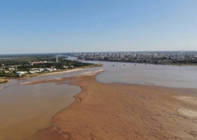 La altura del río Paraná es la más baja desde 1945