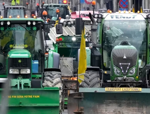 Avance sobre Madrid con 1500 tractores, el campo de España rechazará el acuerdo UE-Mercosur