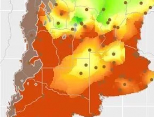 El riesgo es alto llovió, pero el alivio fue muy parcial y calculan que una provincia agrícola ya perderá US$800 millones
