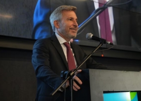 Retenciones primero. Frigerio reclamó una reforma impositiva urgente y dijo que el agro no puede seguir con baja rentabilidad