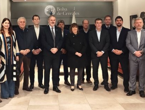Bolsa de Cereales y Patricia Bullrich analizaron la agenda legislativa clave para el agro