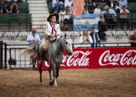 Nicasio, el domador de 7 años que hizo realidad su sueño en la Rural de Palermo