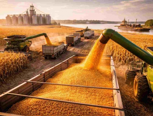 Futuros y opciones agro alcanzan un récord de 74,6 Mt en 2026