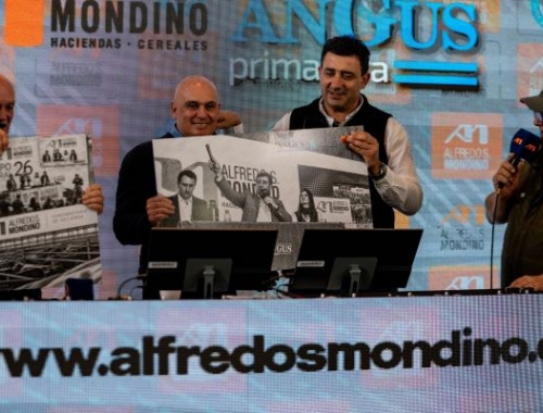 Semana Angus: Mondino vendió 16.000 cabezas y destacó la genética
